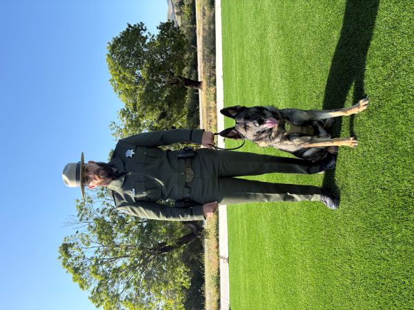 Kyle Meza and K-9 Ghost